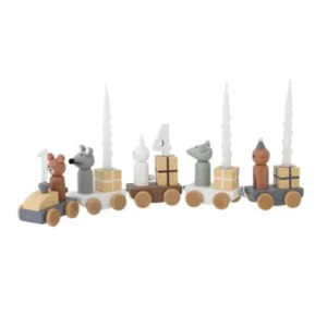 Geburtstagszug „Lia“ – Bunte Geburtstagsdekoration aus FSC®-zertifiziertem MDF