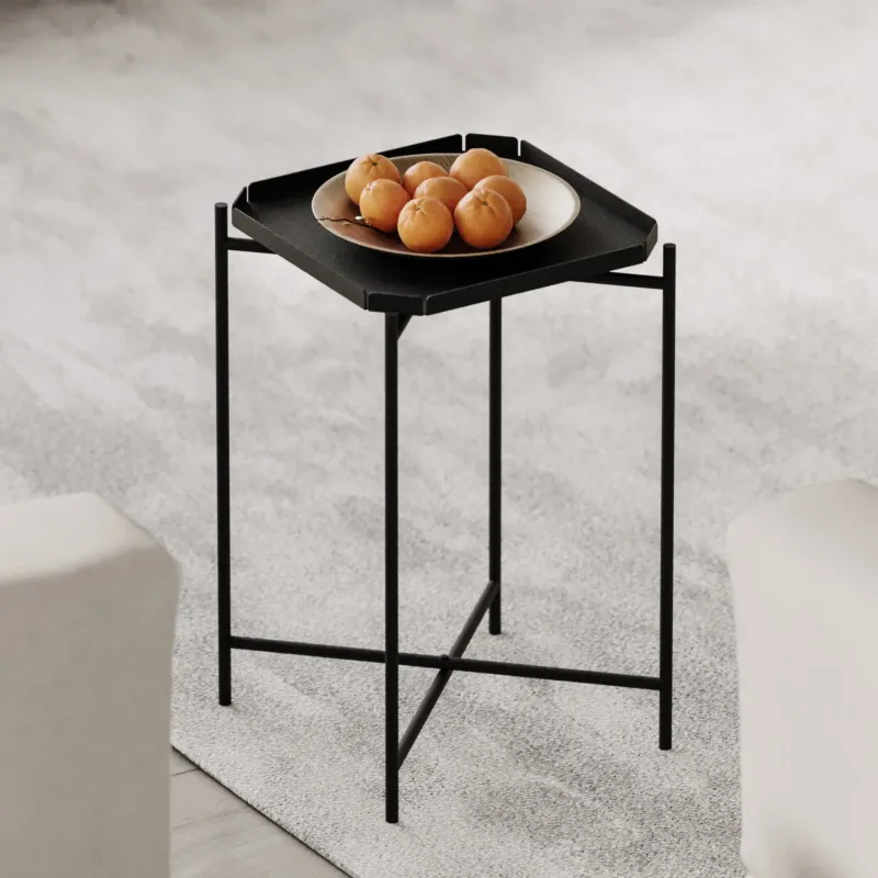 Couchtisch Arvello – Schlichtes Metalldesign in 3 Farben verfügbar