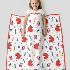 Back To School Chasing Bamboo Blanket