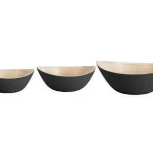 Schale Auralis – gefertigt aus Bamboo (3er Set)