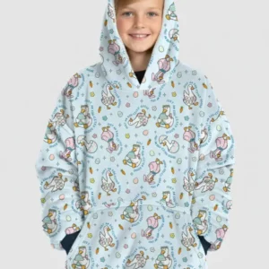 Easter Silly Goose Wearable Bamboo Blanket Hoodie