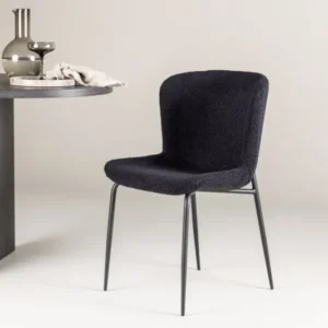 2er Set - Stuhl Parisienne mit weichem Bouclé