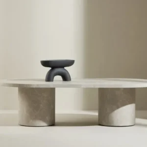 Couchtisch Karito - in Marmoroptik