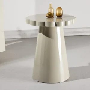 Beistelltisch Soria – Ø45 cm in Beige