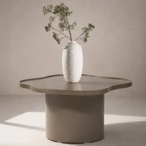 Couchtisch Caron - in Braun mit glänzender Oberfläche