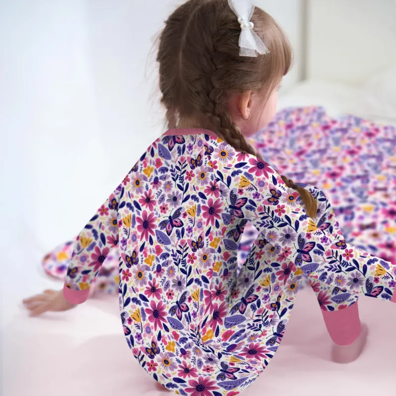 Moody Floral Bamboo Convertible Zippy