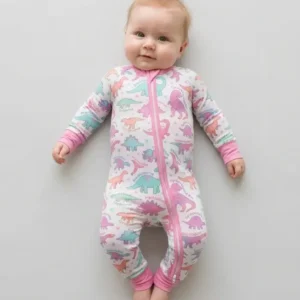 Pastel Dino Bamboo Convertible Zippy
