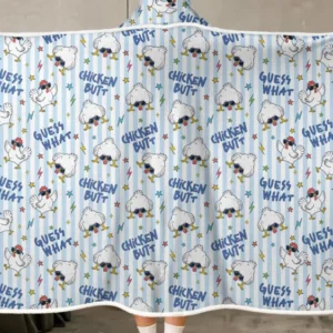 Guess What Chicken Butt! Bamboo Wearable Hooded Blanket