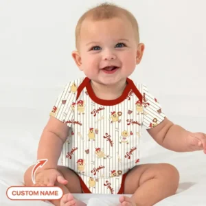 Custom Nam Retro Ballgame Bamboo Bodysuit