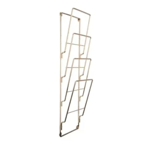 Magazinhalter Lino – Wandregal aus Draht in Gold