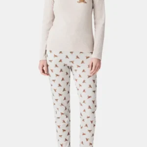 Pyjamas Femme Old Teddy IVOIRE 1
