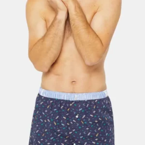 Caleçon avec suspensoir Homme Le Club n°1048 Marine 1
