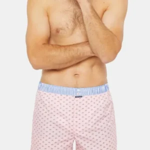 Caleçon avec suspensoir Homme Le Club n°1051 Rose 1