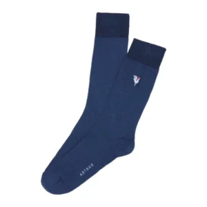 Chaussettes en fil d'écosse brodées Coq 1