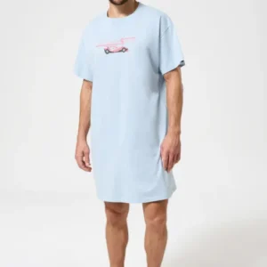 Chemise de nuit Homme Le Grand Prix du Sommeil Manches courtes Imprimé voiture formule 1 1
