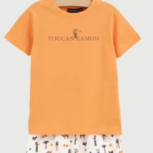 Pyjashort Enfant Toucankamon en jersey de coton léger 1