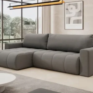 Designer Ecksofa Venezia mit Schlaffunktion und Stauraum