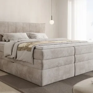 Boxspringbett Stella mit Stauraum in Cord