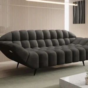 Designer 2 Sitzer Sofa Amora in Samt