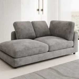Designer Chaise Longue/Sofa Thalessa in Cord