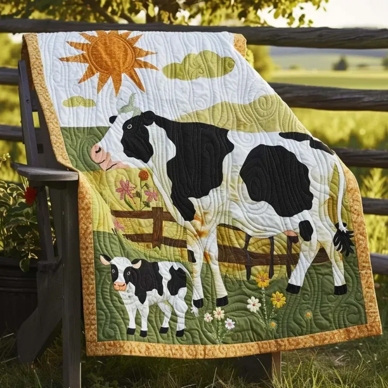 Barnyard Joy Time Bamboo Quilt Blanket