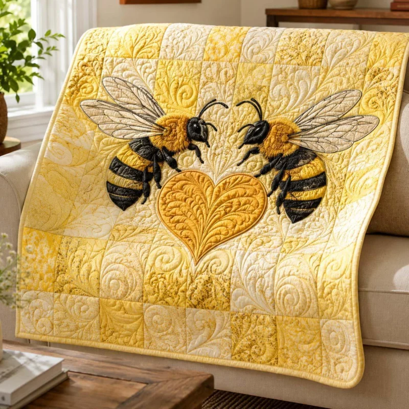 Bee Dreams Bamboo Quilt Blanket