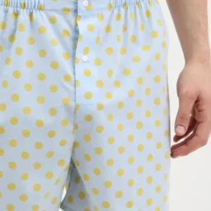Caleçon homme citron bleu 1