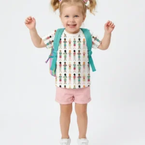 Little Friends Everywhere Bamboo Crewneck T-Shirt