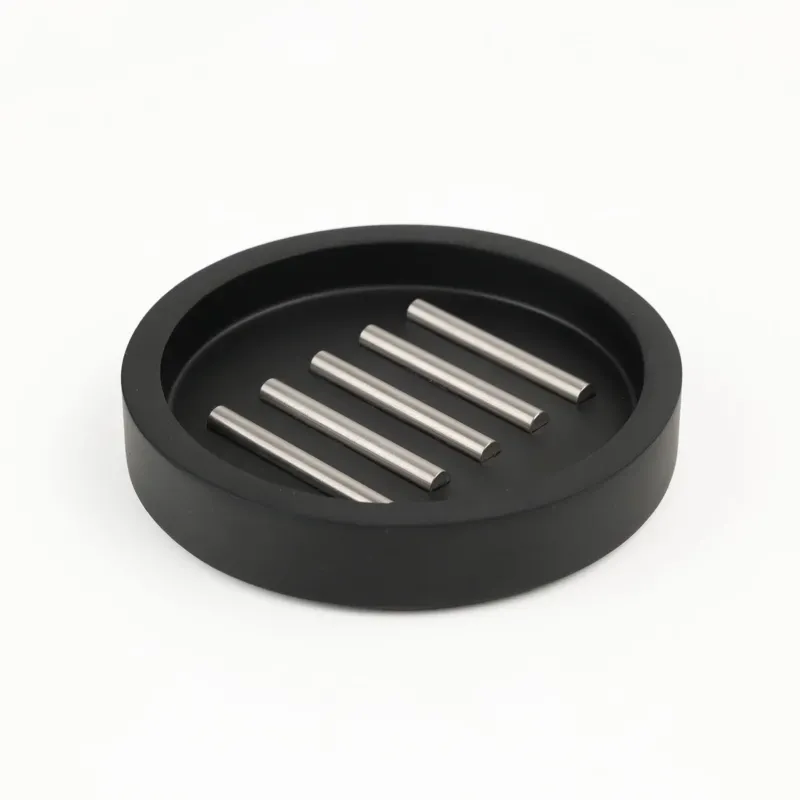 Decor Walther - STONE STS Seifenschale-Seifenschale-Decor Walther-Schwarz matt / Chrom-TOJU Interior
