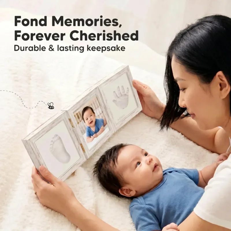 Baby Keepsake Hand & Footprint Photo Frame