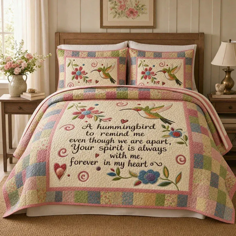 Eternal Hum Bamboo Quilt Bedding Set