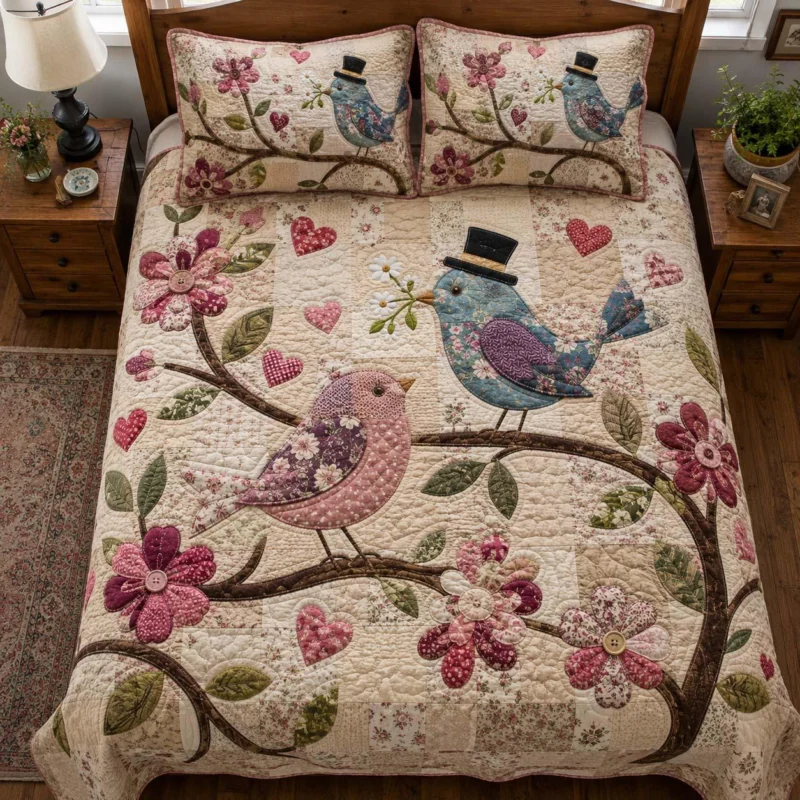 Feather Dreams Bamboo Quilt Bedding Set