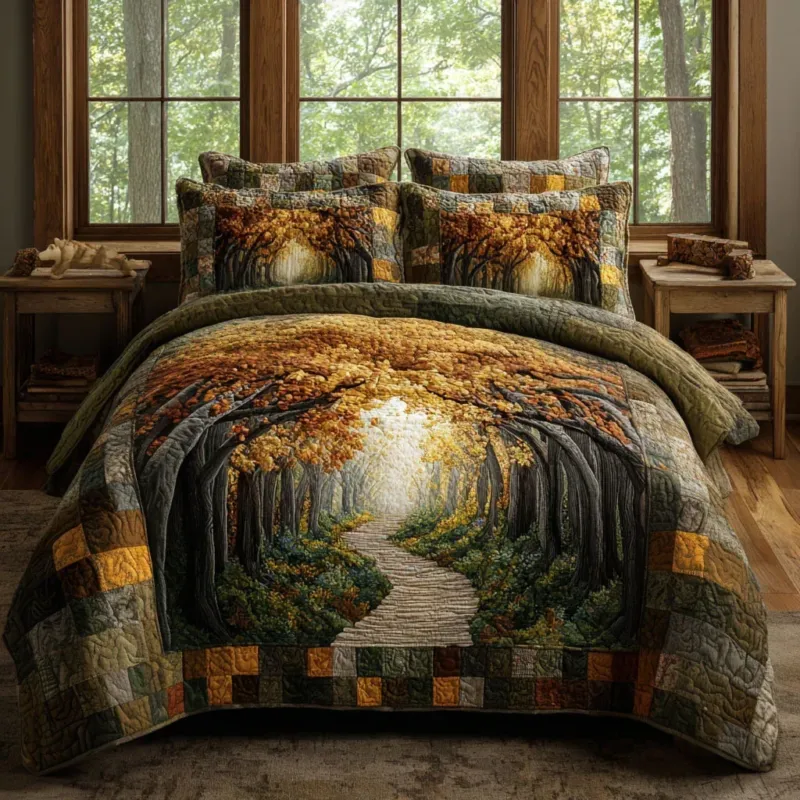 Forest Haven Bamboo Quilt Bedding Set