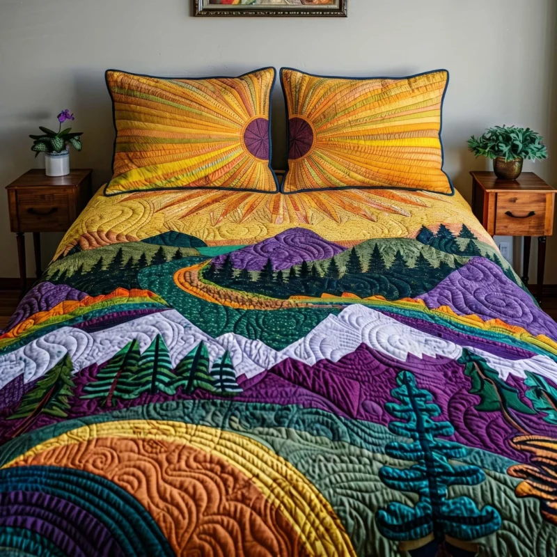 Forest Sanctuary Bamboo Quilt Bedding Set