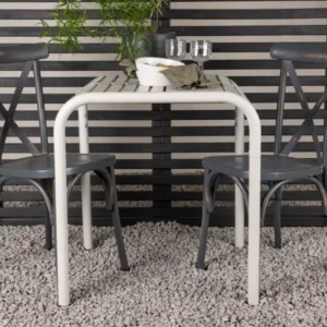 Garten Cafegruppe Narvis – 3-teiliges Gartenmöbel-Set 70x70 cm