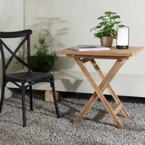 Gartentisch Arvo - Quadratischer Café-Tisch aus massivem Teakholz