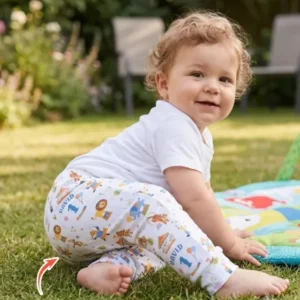 Custom Name Birthday Circus Bamboo Jogger