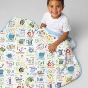 You Are Spanish Alphabet Version Bamboo Blanket