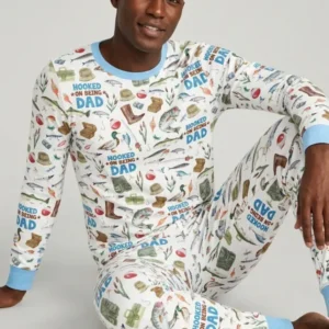 Hooked On Being Dad Daddy & Me Matching Bamboo Men's Pajama Set