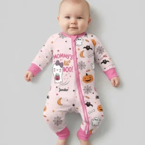 Custom Name Mommy's Lil' Boo Bamboo Convertible Zippy