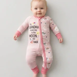 My Grandma Loves Me To The Moon And Back Bamboo Convertible Zippy