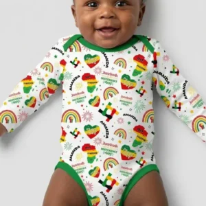 Custom Name Juneteenth Is My Independence Day Bamboo Bodysuit