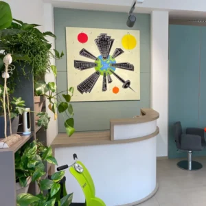 Pahi Empfangstheke Elm Ausstellungsstück
