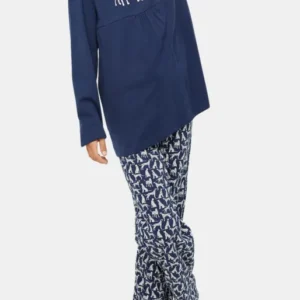 Pyjama long Enfant Dalmatien Marine 1