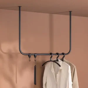 Garderobe/Kleiderstange Enio – Abgerundetes Design mit Deckenmontage