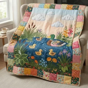 Little Waddles Bamboo Quilt Blanket
