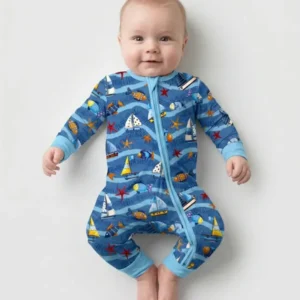 Blue Sail La Vie Family Matching Bamboo Convertible Zippy