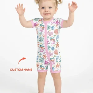 Coastal God Says I Am Custom Name Bamboo Shorty Zippy