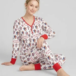 God Bless America Family Matching Bamboo Women Pajama Set