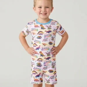 The Future is Inclusive Bamboo Two Piece Short Sleeve Shorts Pajama Set